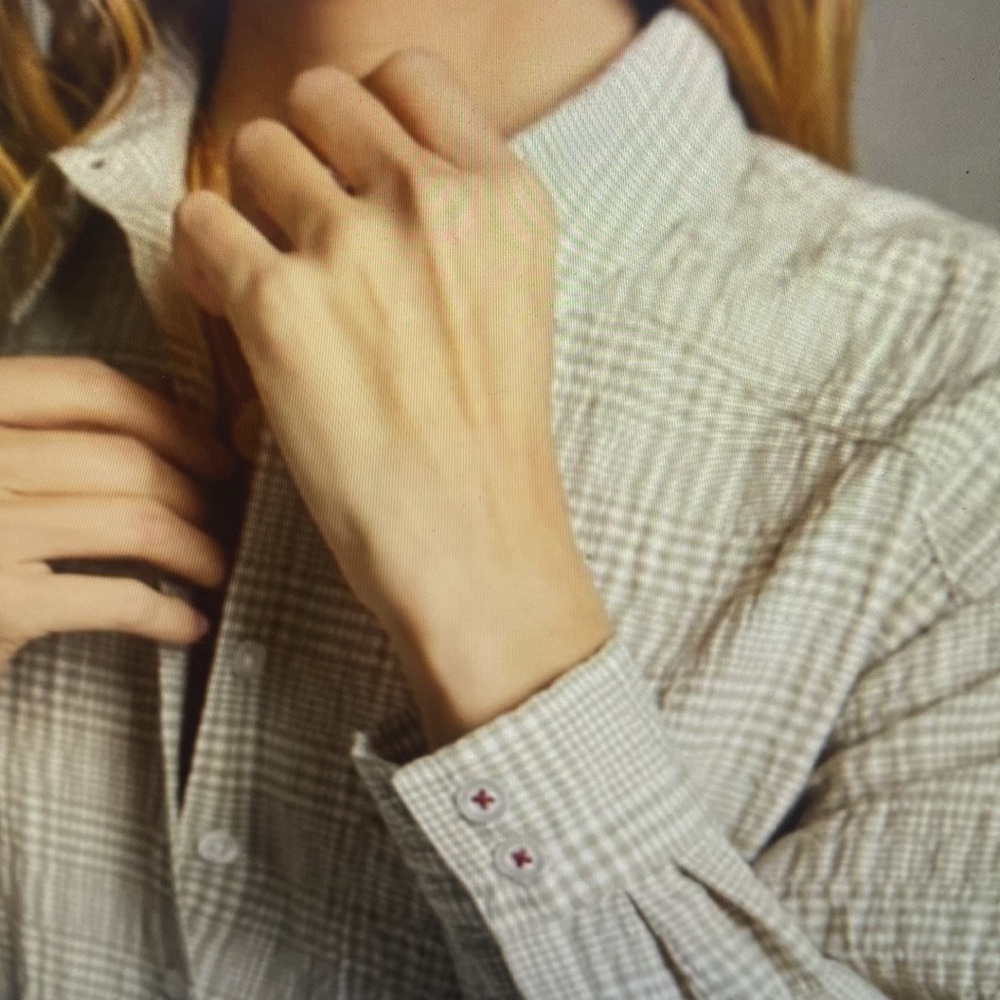 Maeve by Anthropology Button Down Tunic Shirt - Picture 3 of 14